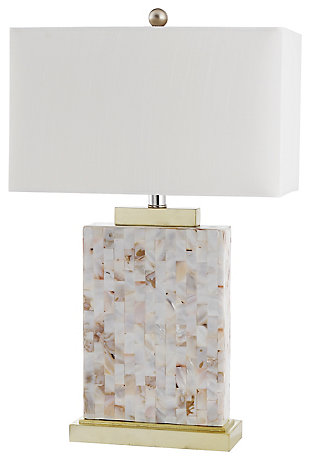 Shell Rectangular Table Lamp, , large