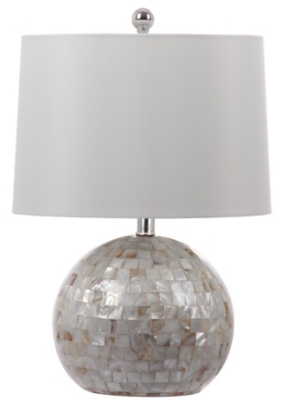 Shell Table Lamp, Ivory, large