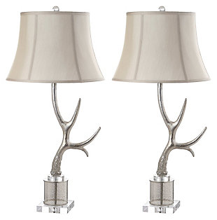 Sculpted Antler Table Lamp (Set of 2), , large
