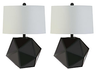 Sculpted Three Dimensional Table Lamp (Set of 2), , rollover