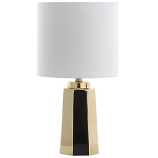 Ceramic Gold Finished Table Lamp, , rollover