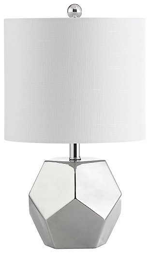 Silver Finished Modern Table Lamp, , large