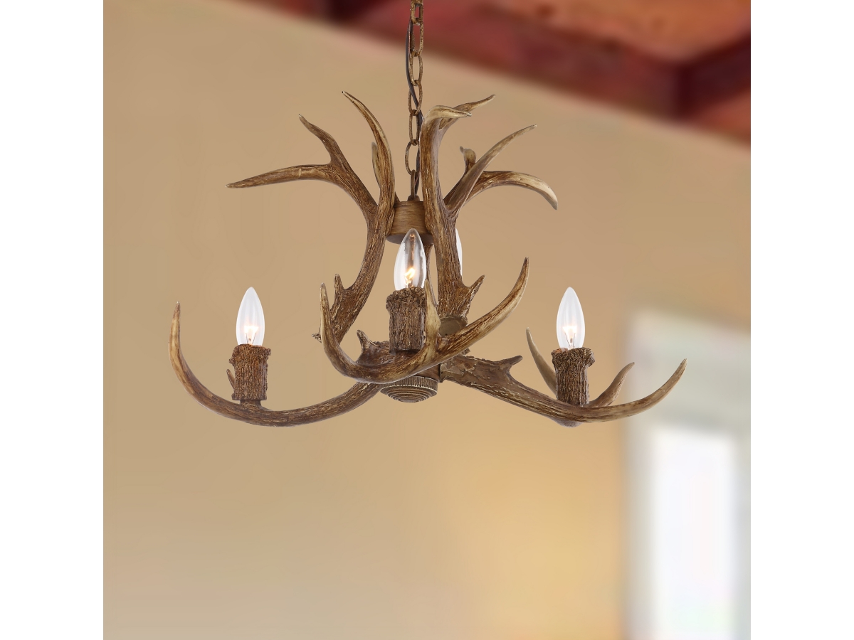Rustic antler chandelier sales