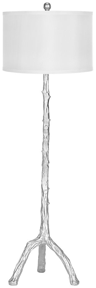 Silver Finish Branch 58" Floor Lamp, , large