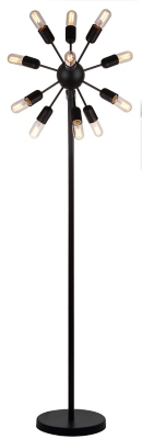 Metal Industrial 67.5" Floor Lamp, , large