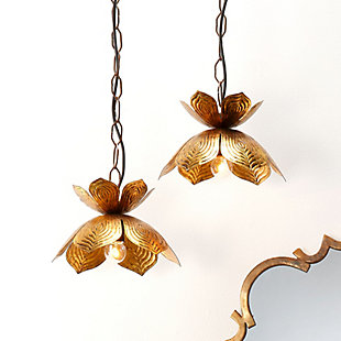 Flowering Lotus Pendant - Small, , rollover