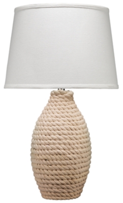 L600001092 Relaxed Elegance Mason Table Lamp, Cream sku L600001092