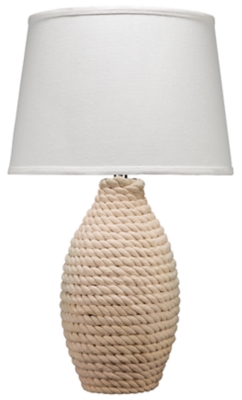 Relaxed Elegance Mason Table Lamp, Cream