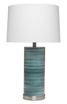 Swirling Glass Casey Table Lamp, , large