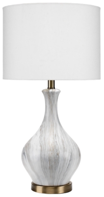 Relaxed Elegance Avery Table Lamp, Gray