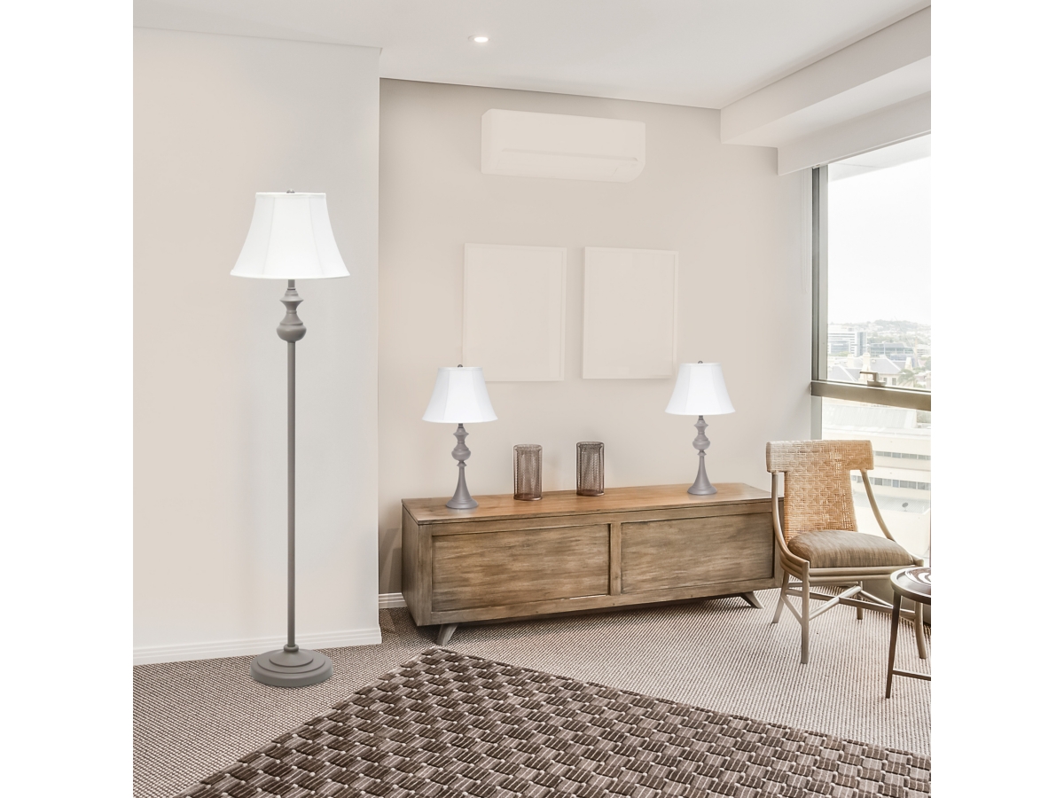 Elegant Designs 3 Pack Lamp Set