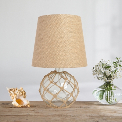 Burlap clearance table lamp