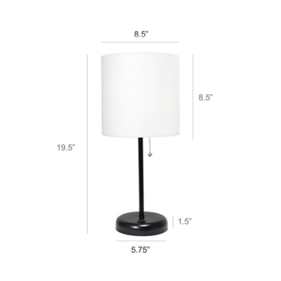 Stick Lamp Free Delivery Goabroad Org Pk, Hometrends End Table Floor Lamp With Usb Port