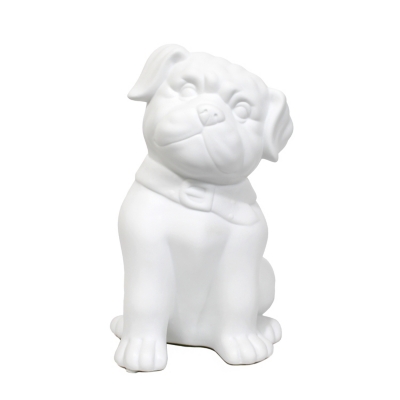 Home Accents Simple Designs Porcelain Puppy Dog Shaped Table Lamp, , large