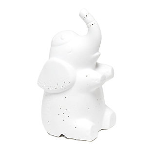 Fun, animal shaped porcelain table lamp can be used as a table lamp or a night light giving off soft light. Perfect for living room, bedroom, office, kids room, or college dorm. Easy and inexpensive way to add this trend to your existing decor.White porcelain | Cute animal shape | Uses 1 X 25W Type B  Candelabra Base Bulb (not included) CAUTION: Lamp may become hot to touch after prolonged use.  To ensure safe temperatures, we recommend using a 2.5W LED bulb | Perfect for living room, bedroom, office, kids room, or college dorm | Dimensions: L: 4.56" X W: 4.01" X H: 8.18"