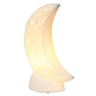 Fun, animal shaped porcelain table lamp can be used as a table lamp or a night light giving off soft light. Perfect for living room, bedroom, office, kids room, or college dorm. Easy and inexpensive way to add this trend to your existing decor. White Porcelain | Cute Shape | Uses 1 X 25W Type B  Candelabra Base Bulb (not included) | Perfect for living room, bedroom, office, kids room, or college dorm