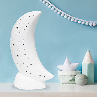 Fun, animal shaped porcelain table lamp can be used as a table lamp or a night light giving off soft light. Perfect for living room, bedroom, office, kids room, or college dorm. Easy and inexpensive way to add this trend to your existing decor. White Porcelain | Cute Shape | Uses 1 X 25W Type B  Candelabra Base Bulb (not included) | Perfect for living room, bedroom, office, kids room, or college dorm