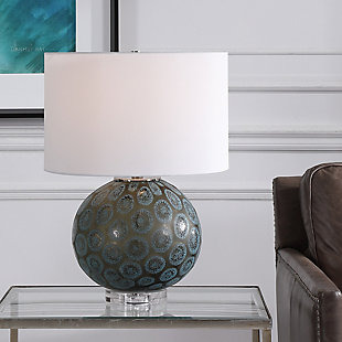 Uttermost Agate Slice Charcoal Table Lamp, , rollover