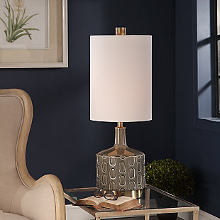 Uttermost Darrin Gray Table Lamp, , rollover