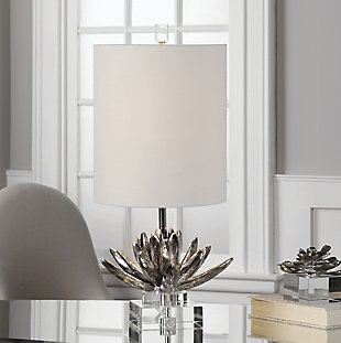 Uttermost Silver Lotus Accent Lamp, , rollover