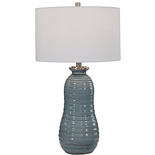 Uttermost Zaila Light Blue Table Lamp, , large