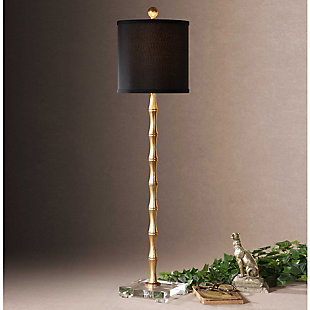 Uttermost Quindici Metal Bamboo Buffet Lamp, , rollover