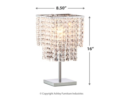 floating crystal table lamp