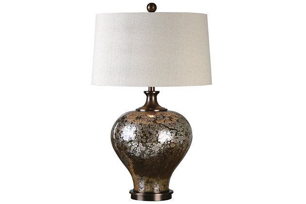 Beige for sale online Uttermost 26851-1 Molinara Mercury Glass Table Lamp 