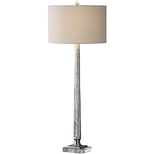 Uttermost Fiona Ribbed Mercury Glass Lamp, , large