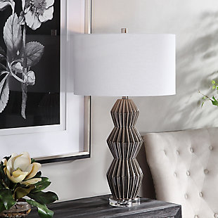 Uttermost Maxime Smokey Gray Table Lamp, , rollover