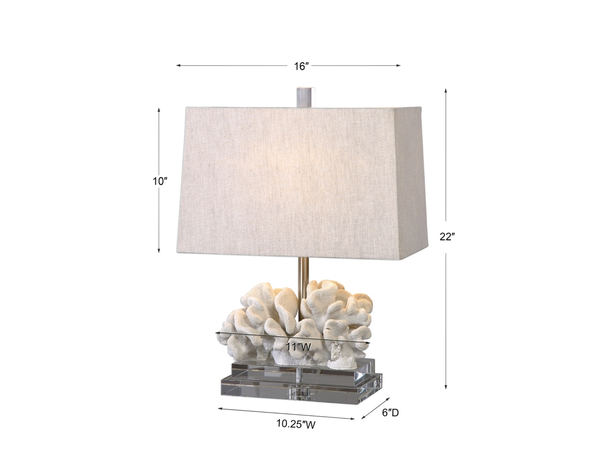 Uttermost Coral Sculpture Table Lamp