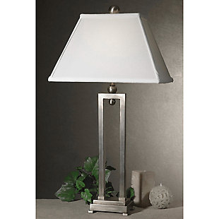 Uttermost Conrad Silver Table Lamp, , rollover