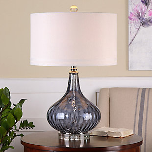 Uttermost Sutera Water Glass Table Lamp, , rollover