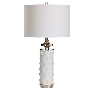 Uttermost Calia White Table Lamp, , large