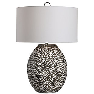 Uttermost Cyprien Gray White Table Lamp, , large