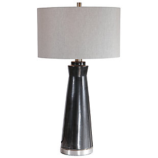 Uttermost Arlan Dark Charcoal Table Lamp, , large
