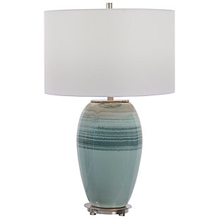 Uttermost Caicos Teal Table Lamp, , large