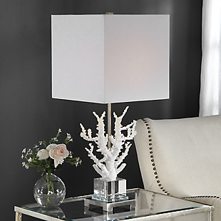 Uttermost Corallo White Coral Table Lamp, , rollover