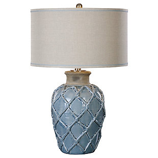 Uttermost Parterre Pale Blue Table Lamp, , large