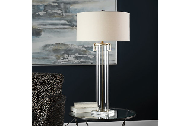 Uttermost Monette Tall Cylinder Lamp | Ashley Furniture HomeStore