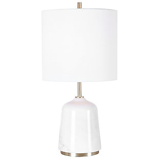 Uttermost Eloise White Marble Table Lamp, , large