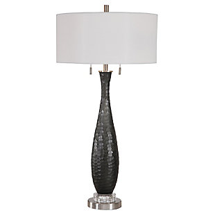 Uttermost Jothan Frosted Black Table Lamp, , large