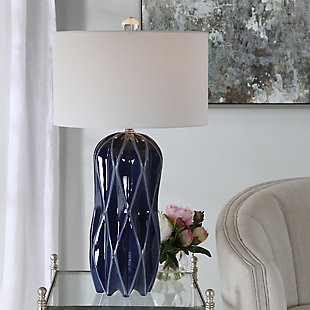 Uttermost Malena Blue Table Lamp, , rollover
