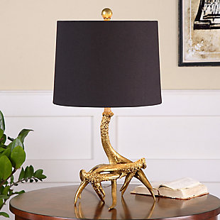 Uttermost Golden Antlers Table Lamp, , rollover