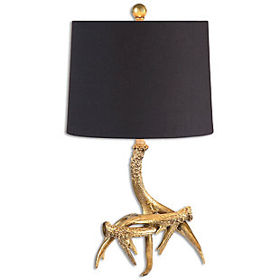 Uttermost Golden Antlers Table Lamp, , large