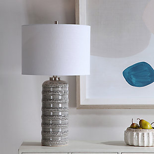Uttermost Alenon Light Gray Table Lamp, , rollover