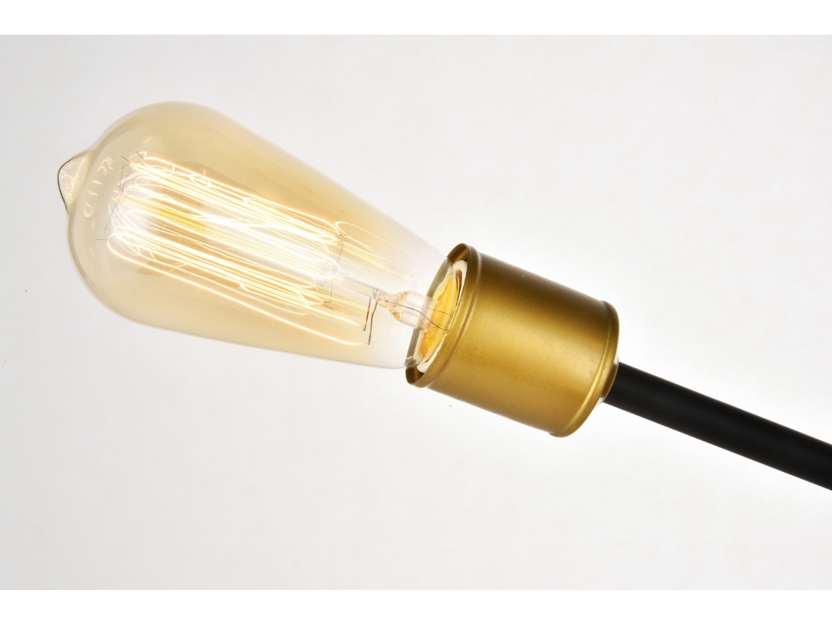 Living District Axel 6 Lights Black Pendant | Ashley