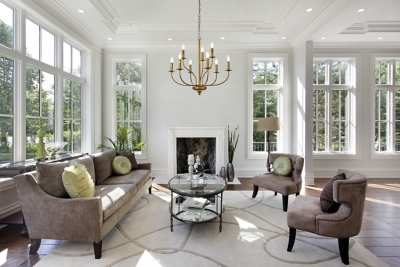 Living District Westley 9 Lights Pendant In Brass, Brass, rollover