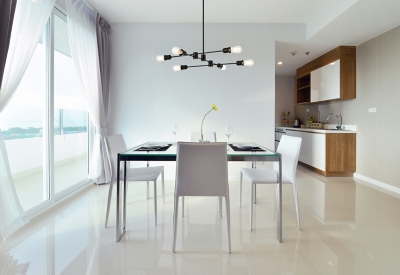 Living District Xavier 6 Lights Pendant In Black, Black, rollover