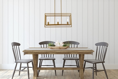 Living District Voir 3 Lights Pendant In Brass, Brass, rollover